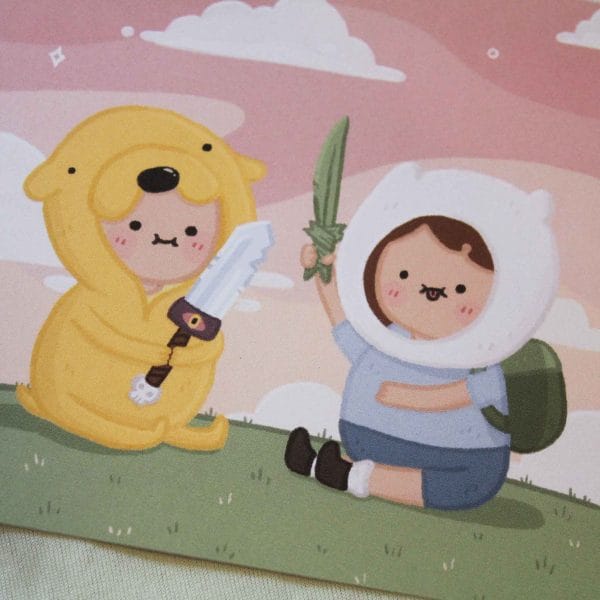 IMG_1955 Finn and Jake postcard