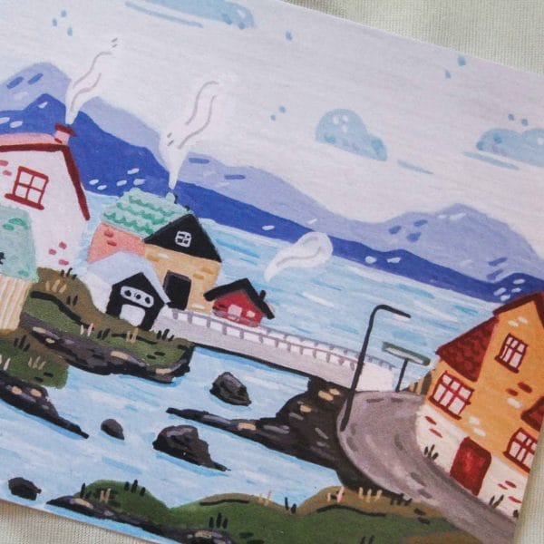 Lakehouse postcard