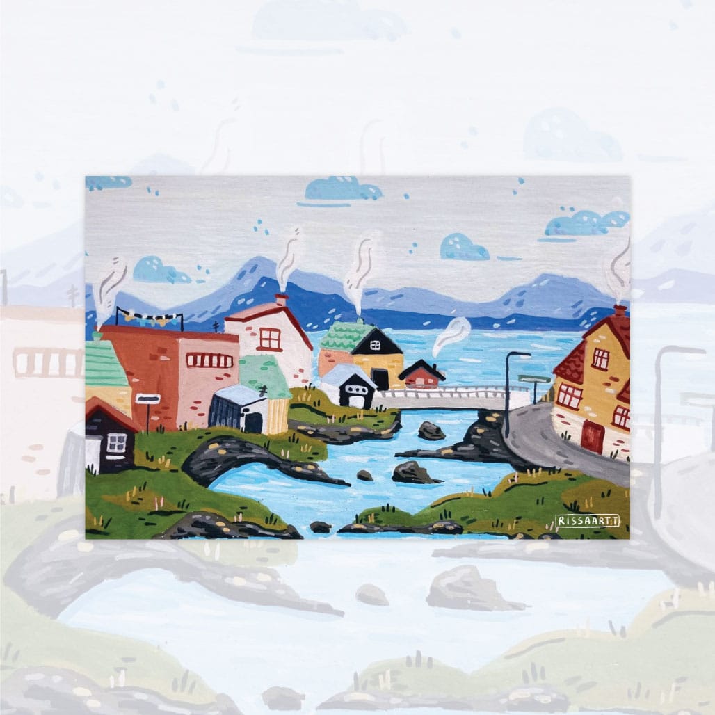 lakehouse postcard