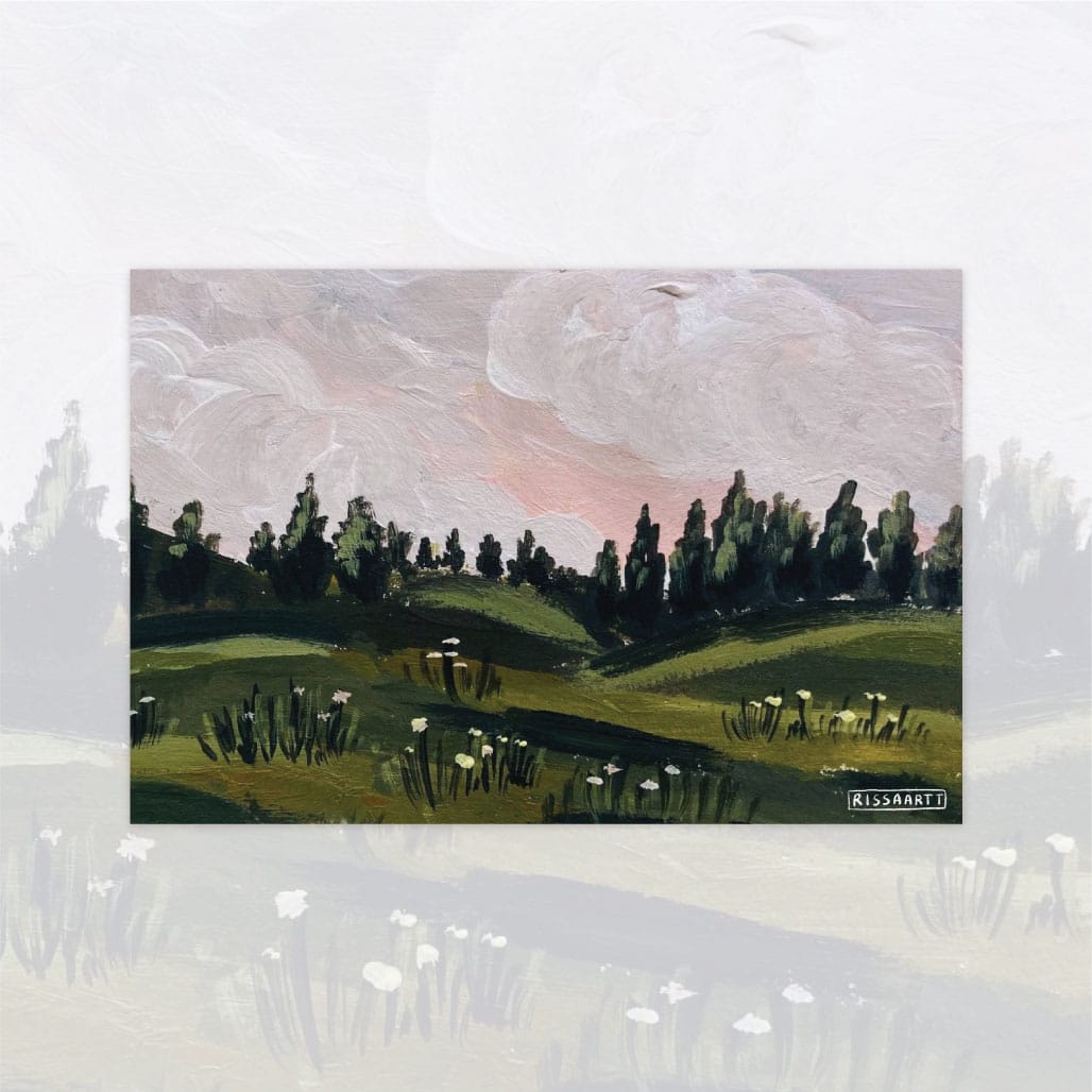 the meadow postcard