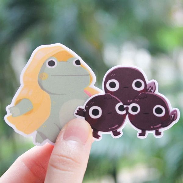 Froggy mama sticker