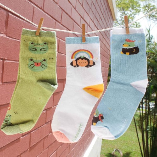Mala the mallard socks