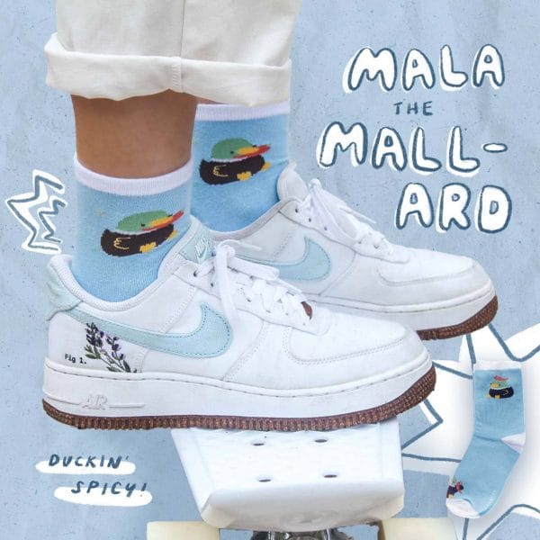 Mala the mallard socks