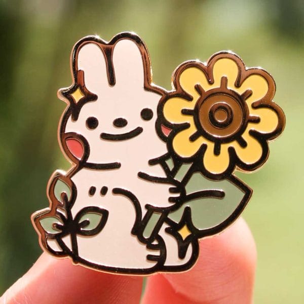 IMG_4986-2 Bunflower enamel pin