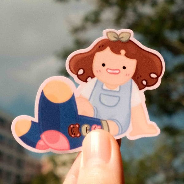 Bonky socks sticker
