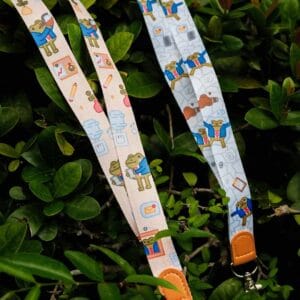 DSCF6045-3 Robert the corporate frog lanyards
