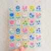 Tiny fairy garden transparent sticker sheet
