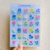 Tiny fairy garden transparent sticker sheet