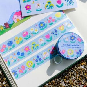 Tiny fairy garden washi tape