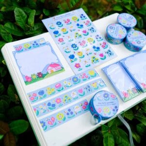 Blue garden journalling bundle