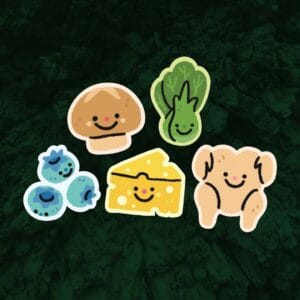 stickers-grocery2 Grocery vinyl stickers